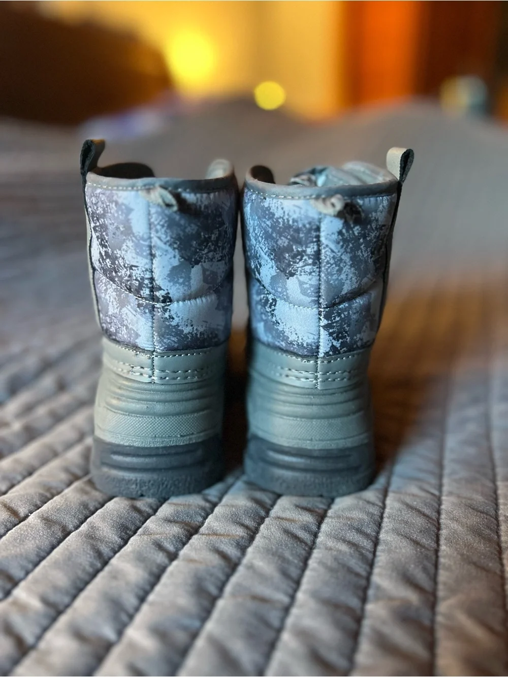 OshKosh Kids Green/gray Waterproof Duck Boots